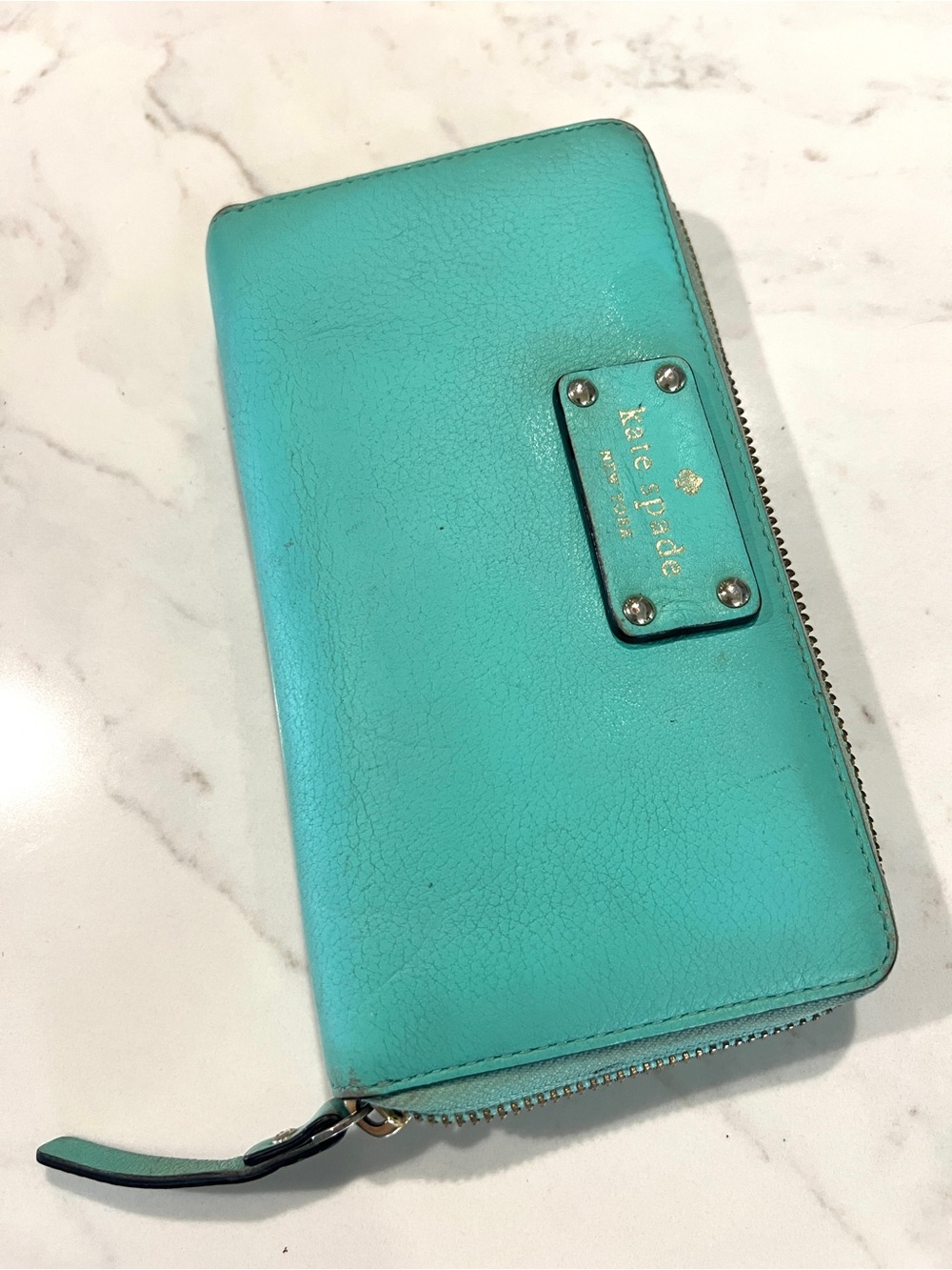 Kate Spade Teal Continental Wallet